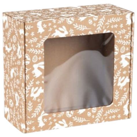 Detail exploding boxu s okienkom a vrstvenými papierovými ozdobami