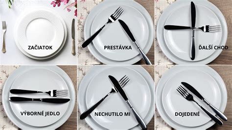Ilustračné foto: Ukážka správneho stolovania a používania príboru pri formálnom obede