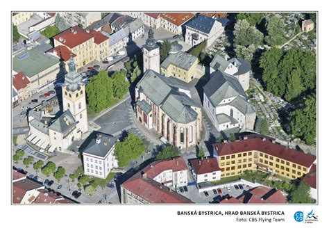 Tematické foto obce Čierny Brod z vtáčej perspektívy alebo pohľad na hlavné námestie