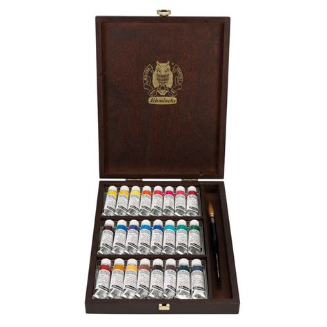 Profesionálna sada maliarskych farieb Rembrandt v drevenom boxe