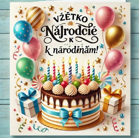 Tematická fotografia k narodeninám - darčeky, torta, oslava