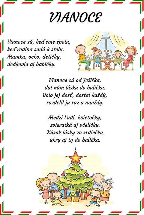 Ilustrácia detí recitujúcich vianočnú báseň pred stromčekom