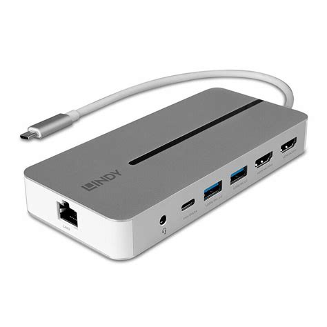 Technická schéma: Dokovacia stanica s USB-C a rôznymi portami
