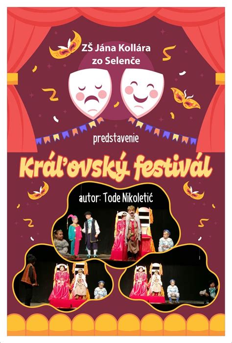 Ilustrácia detského divadelného predstavenia s marionetami a rozprávkovými postavami
