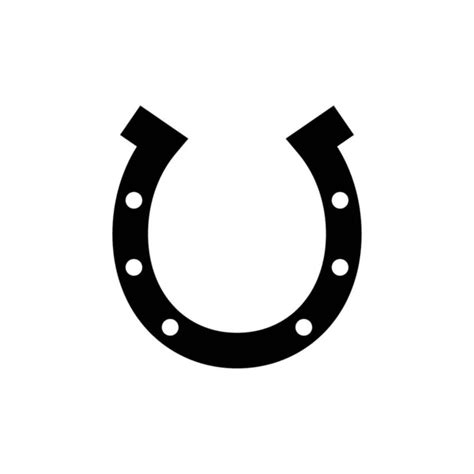 ilustrácia podkovy ako symbolu šťastia
