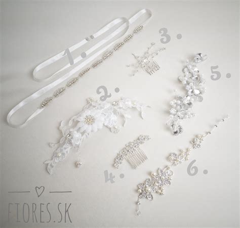 Rôzne typy upevnenia závoja (hrebienok, sponky, čelenka)