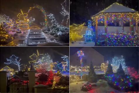 Záber na rodinu Griswoldovcov v ikonickej scéne vianočnej výzdoby domu