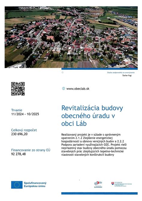 Fotografia budovy obecného úradu v Trenčianskej Turnej