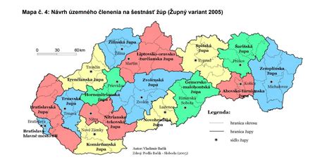 mapa Slovenska zvýrazňujúca regióny s vyššou frekvenciou mena Martin (ilustračné)