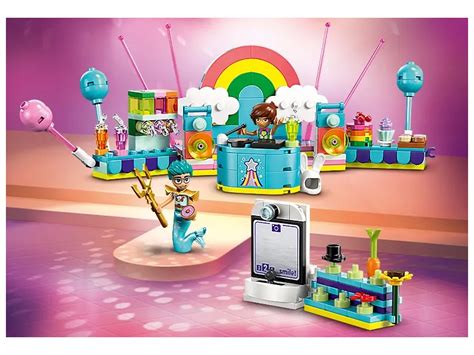 Ilustrácia rôznych LEGO stavieb a postavičiek s nápisom 