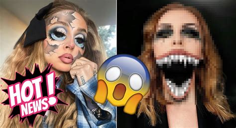 Žena s mačacím halloweenskym make-upom