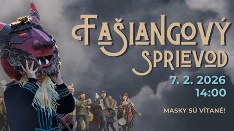 Fašiangový sprievod v Bratislave, s rôznymi maskami