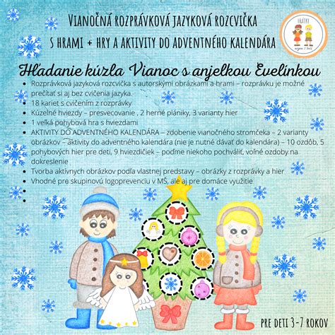 Tematická ilustrácia zimného mestečka, inšpirovaná vizuálom adventného kalendára
