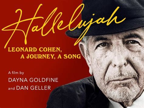 Plagát k dokumentárnemu filmu Hallelujah: Leonard Cohen, a Journey, a Song