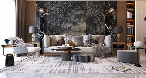 Záber na interiérový stôl s elegantným trojitým svietnikom, ktorý vytvára hrejivú atmosféru v obývacej izbe