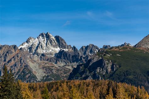 panoramatický výhľad na zasnežené vrcholky Vysokých Tatier