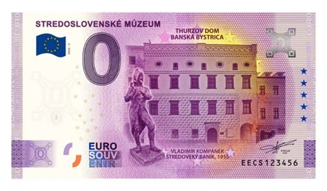 Suvenírová eurobankovka s motívom leva, symbolu československej štátnosti
