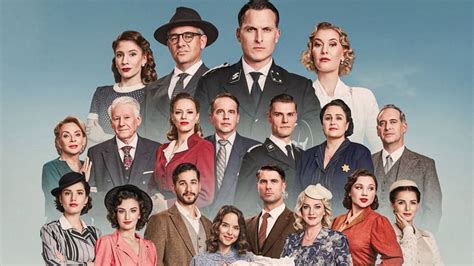 Postavy zo seriálu Dunaj v sviatočnej atmosfére