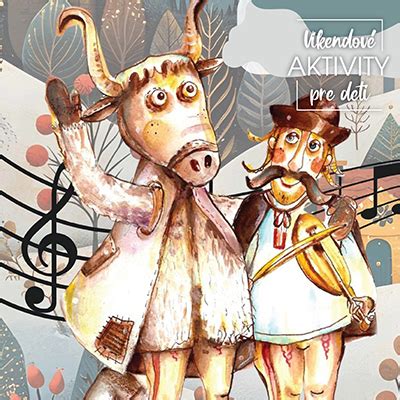 ilustrácia zobrazujúca tradičné fašiangové masky a sprievod