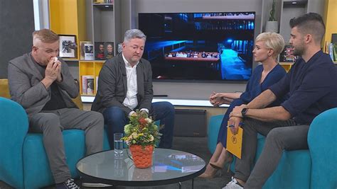 Portrétna fotografia Simony Frantovej v štúdiu televízie TA3