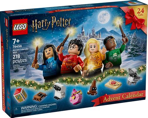 Infografika obsahu LEGO Harry Potter adventného kalendára