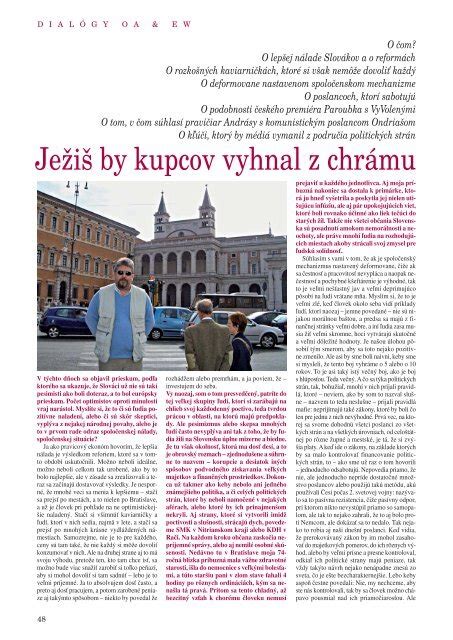 Ježiš vyháňa kupcov z jeruzalemského chrámu