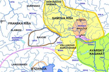 Historická ilustrácia alebo mapa Srbskej ríše za vlády Dušana Silného