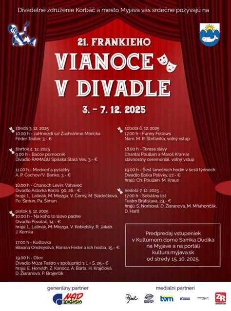 Fotografia z festivalu Vianoce v divadle Myjava s účinkujúcimi a divákmi