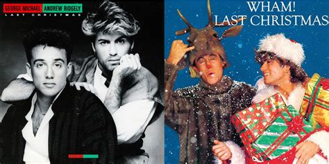 Tematická fotografia Wham! - George Michael a Andrew Ridgeley, prípadne obal singla Last Christmas