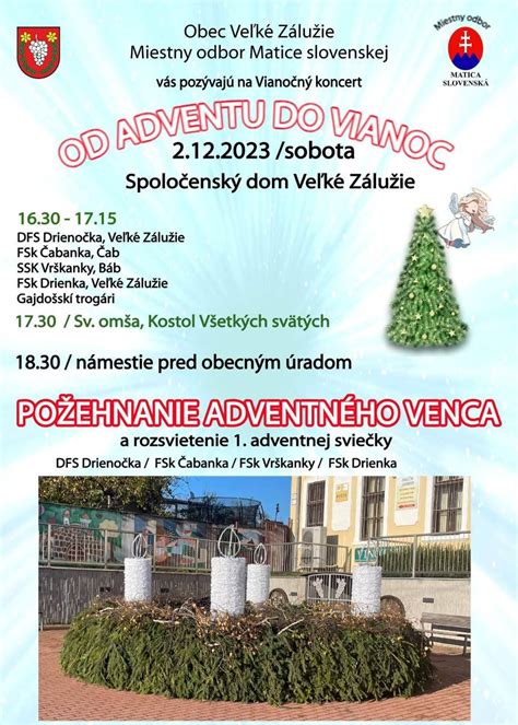 schéma cirkevného liturgického kalendára Vianoc a významných dátumov (od adventu po sviatok Krstu Pána)