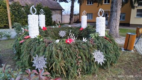 Schéma adventného venca so symbolikou jednotlivých sviečok