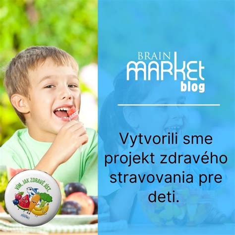 Infografika o benefitoch zdravého stravovania pre deti