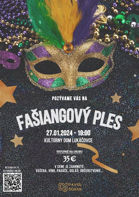 Fašiangový ples v Kultúrnom dome v Čiernom Balogu