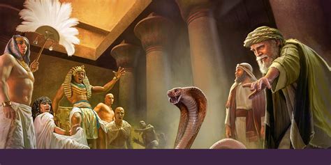 ilustrácia Jozefa v Egypte, napríklad pred faraónom alebo ako správcu sýpok