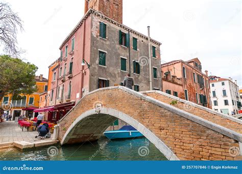 Thematic photo of Venice canals with traditional buildings