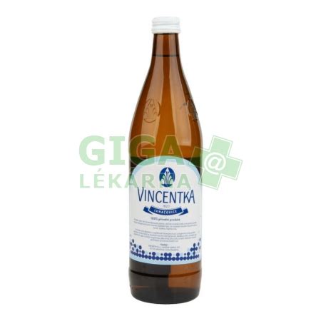 Fľaša minerálnej vody Vincentka