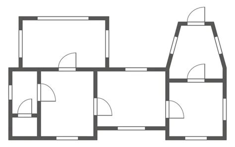 Architektonický nákres alebo fotografia renesančného domu po rekonštrukcii