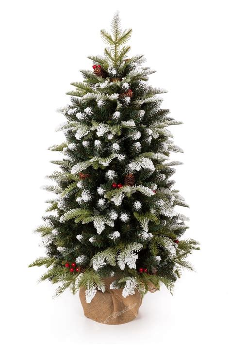 Malý vianočný stromček v kvetináči na balkóne