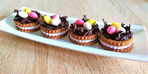 jedlé veľkonočné hniezda s čokoládou a vajíčkami