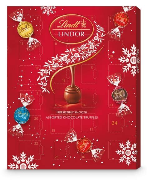 Produktové foto: Lindt adventný kalendár s rôznymi druhmi čokoládiek