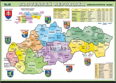 Mapa západného Slovenska s vyznačenými lokalitami spomínanými v dielach