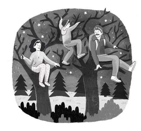 Ilustrácia keltských druidov a stromov