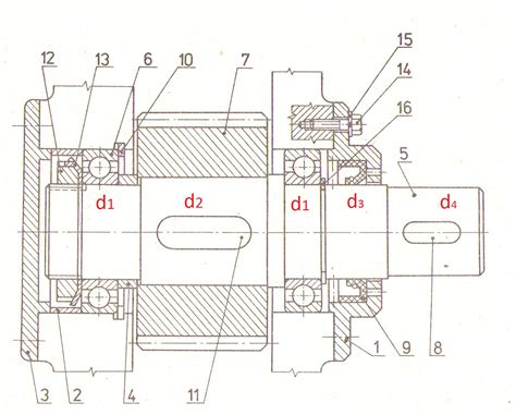Schéma technického výkresu ozubeného kolesa s kótovaním geometrických parametrov