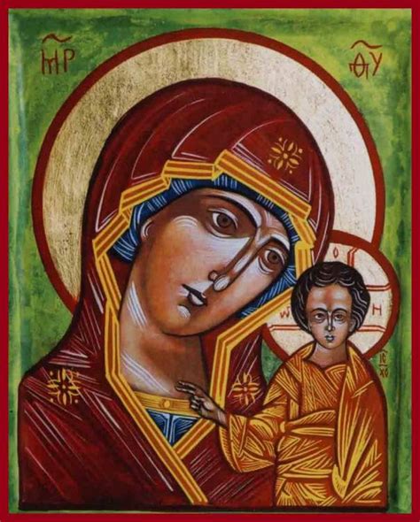 Ilustrácia: Ikona Panny Márie Bohorodičky