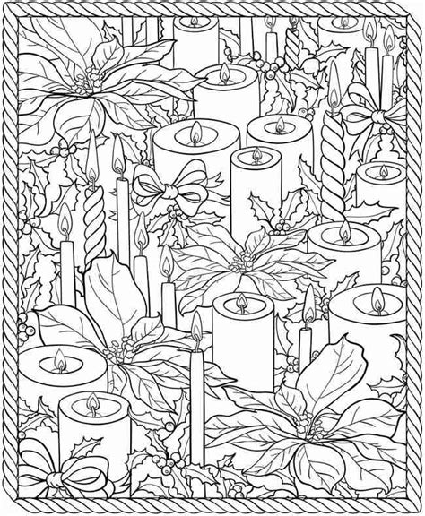 zložitá antistresová omaľovánka s vianočným motívom pre dospelých