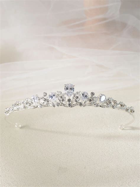 Svadobná korunka s jemnými kryštálmi