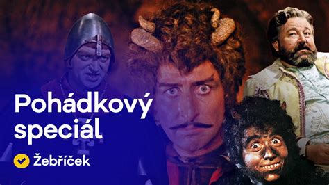 Ilustračná koláž scén z klasických česko-slovenských rozprávok