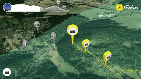 Mapa trasy Vysockej nočnej stopy s vyznačenými osadami a cieľom