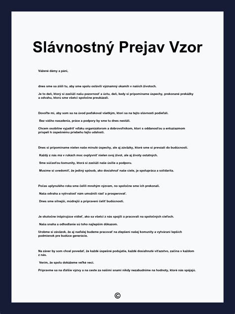 Rečník prednáša slávnostný prejav pred publikom.