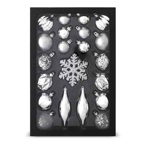 Sada ručne vyrábaných vianočných ozdôb z fúkaného skla, vrátane prípadných motívov snehuliaka